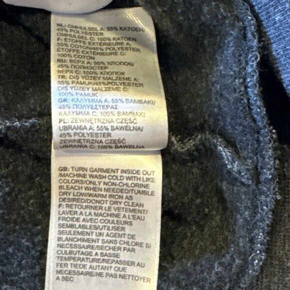 The North Face Women’s Large Gray Hoodie Pullover Sweatshirt Pink Logo Casual - Picture 11 of 16